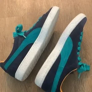 Puma suede peacock store